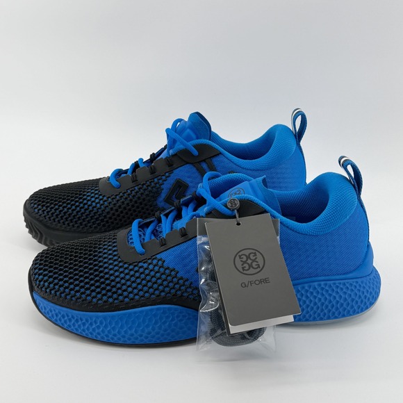 G/FORE Shoe Racer Blue Black Size 9.5 Full Drip Court QRT1 Pickleball Tennis NEW - Picture 11 of 16